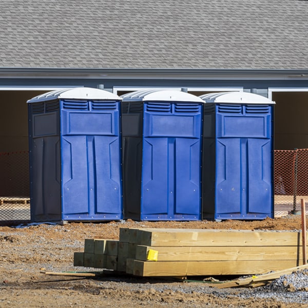 can i customize the exterior of the portable restrooms with my event logo or branding in Stockton